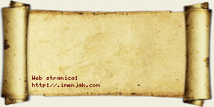 Miljana Perunac vizit kartica